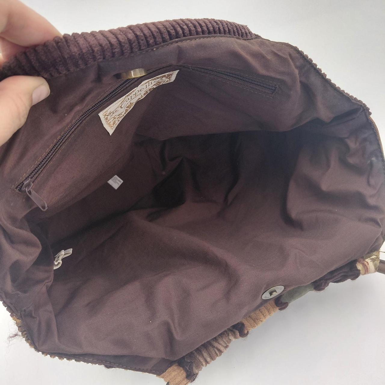 Women's Bag - Brown – Cappelli Patchwork Corduroy… - image 4