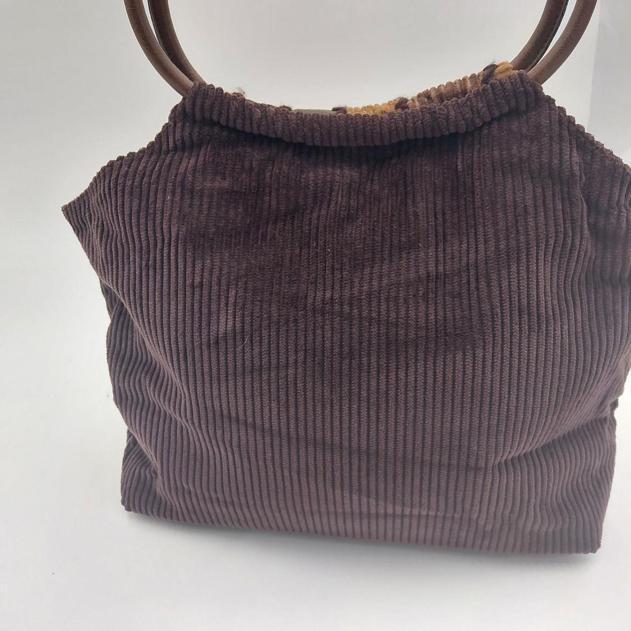 Women's Bag - Brown – Cappelli Patchwork Corduroy… - image 2