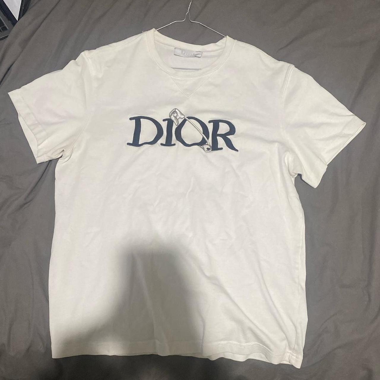 large dior paperclip shirt - Depop