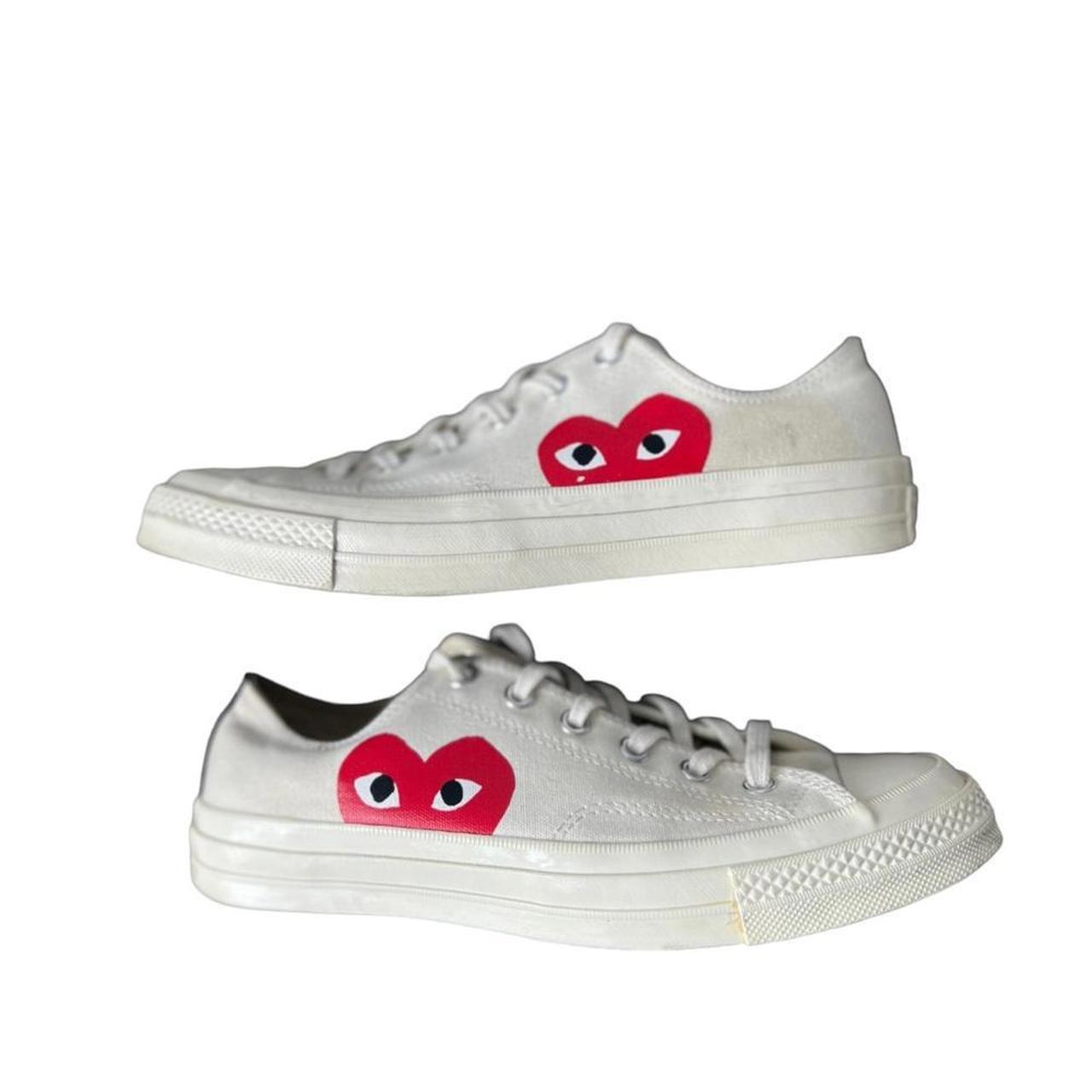 Play x converse chuck taylor hidden heart low top sneaker on sale