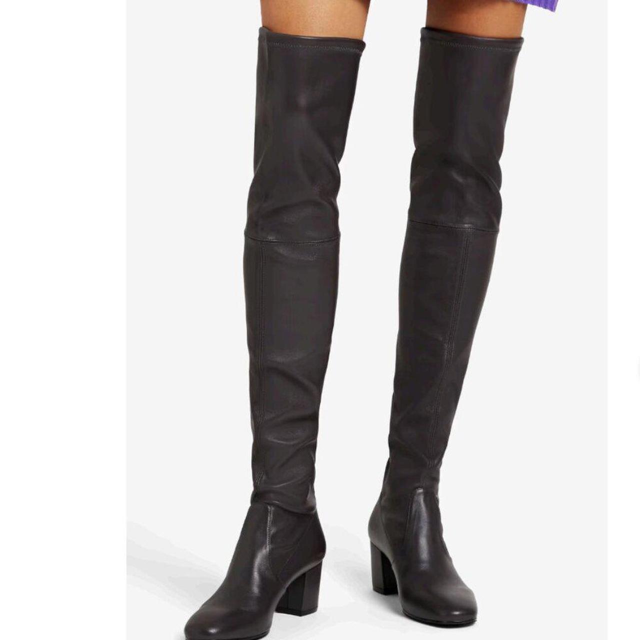 (残りわずか）Stuart Weitzman Genna 60 レザーブーツ 残りわずか）Stuart Weitzman Genna 60 レザーブーツ