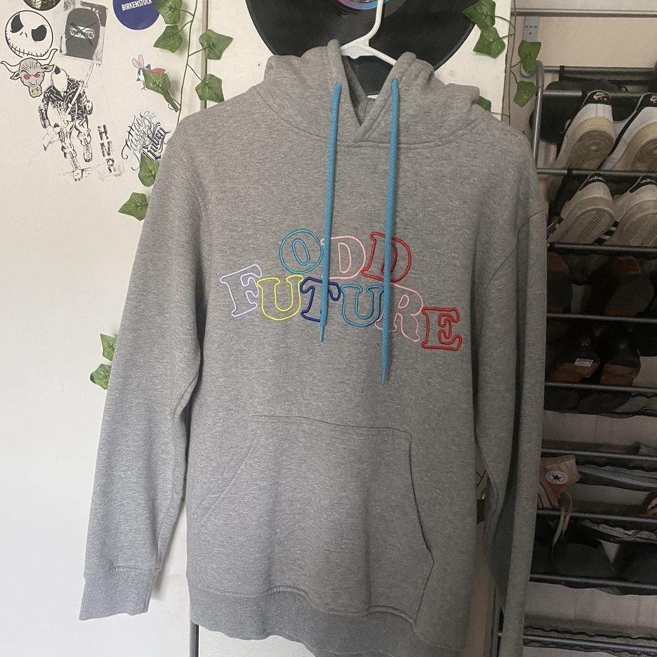 odd future embroidery hoodie - Depop