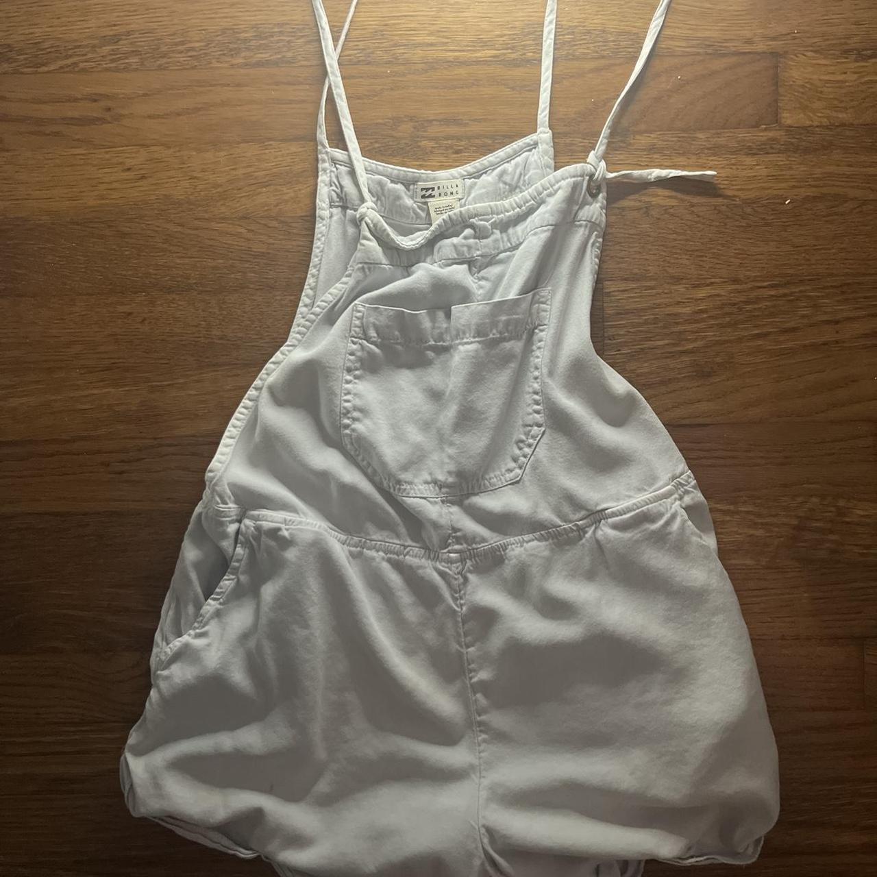 Light blue beach romper/beach cover up Depop