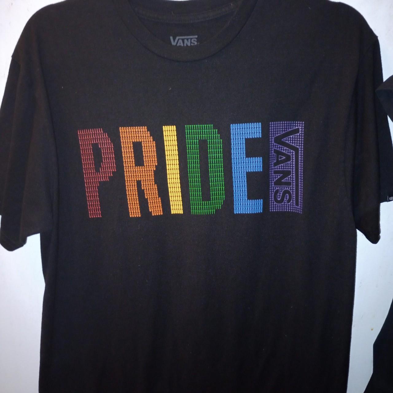 Vans rainbow shirt sales