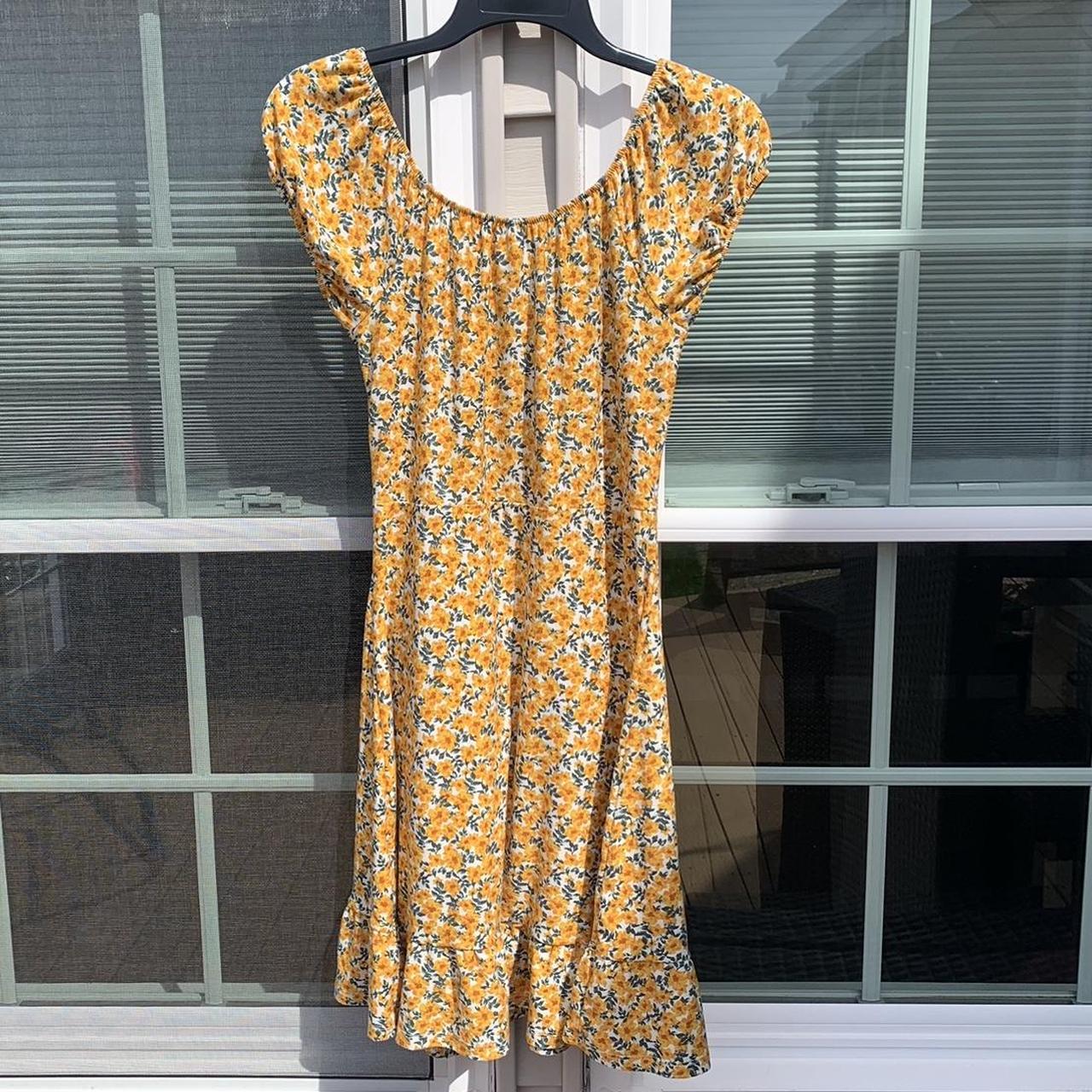 No Boundaries yellow floral sundress #sundress... - Depop