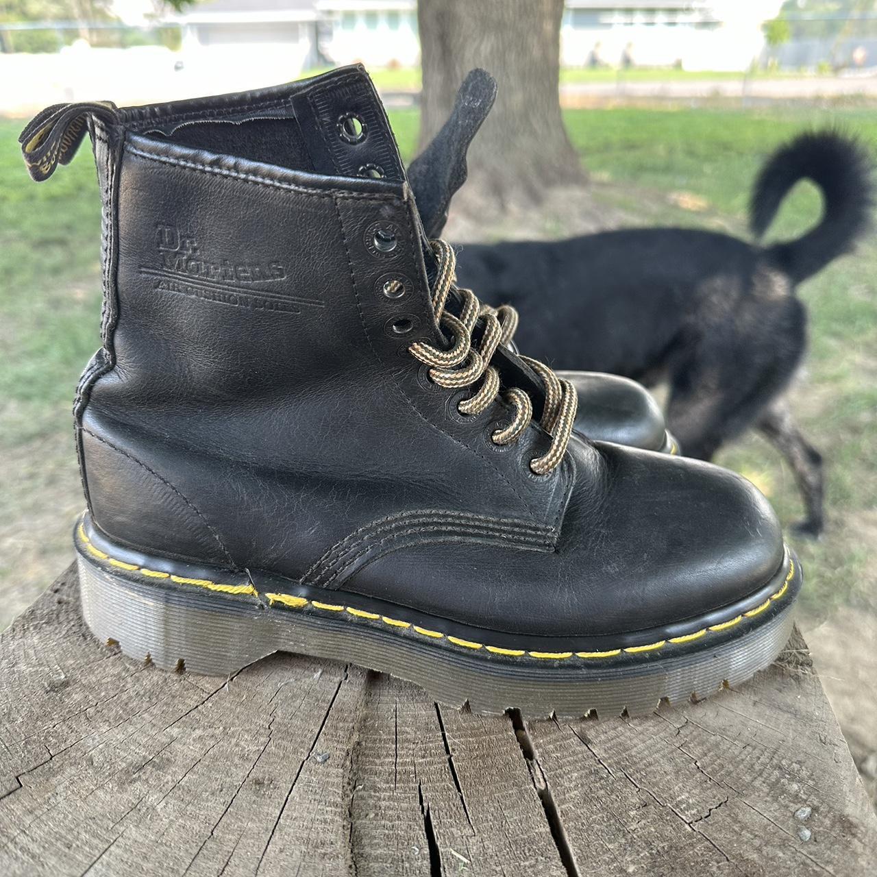 Very worn 8338 Doc Martens they look better worn. Depop