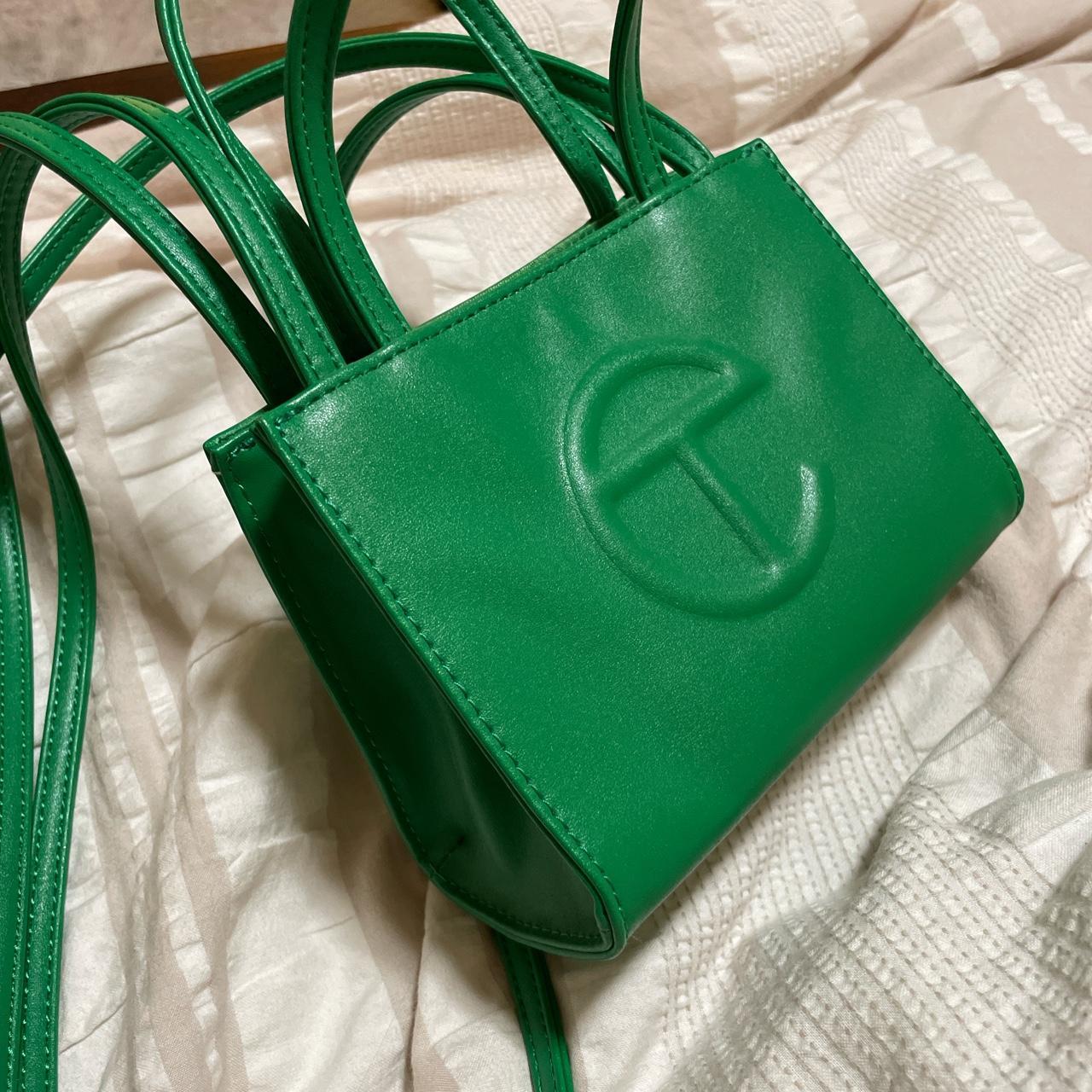 Telfar Women's Green Bag Depop