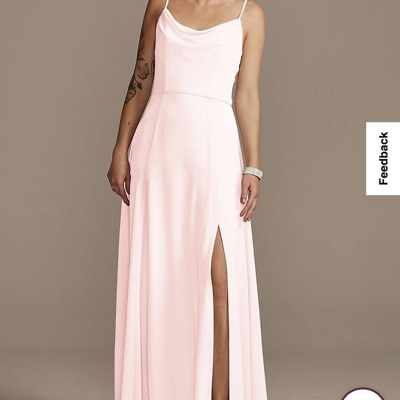 David's bridal pink outlet dress