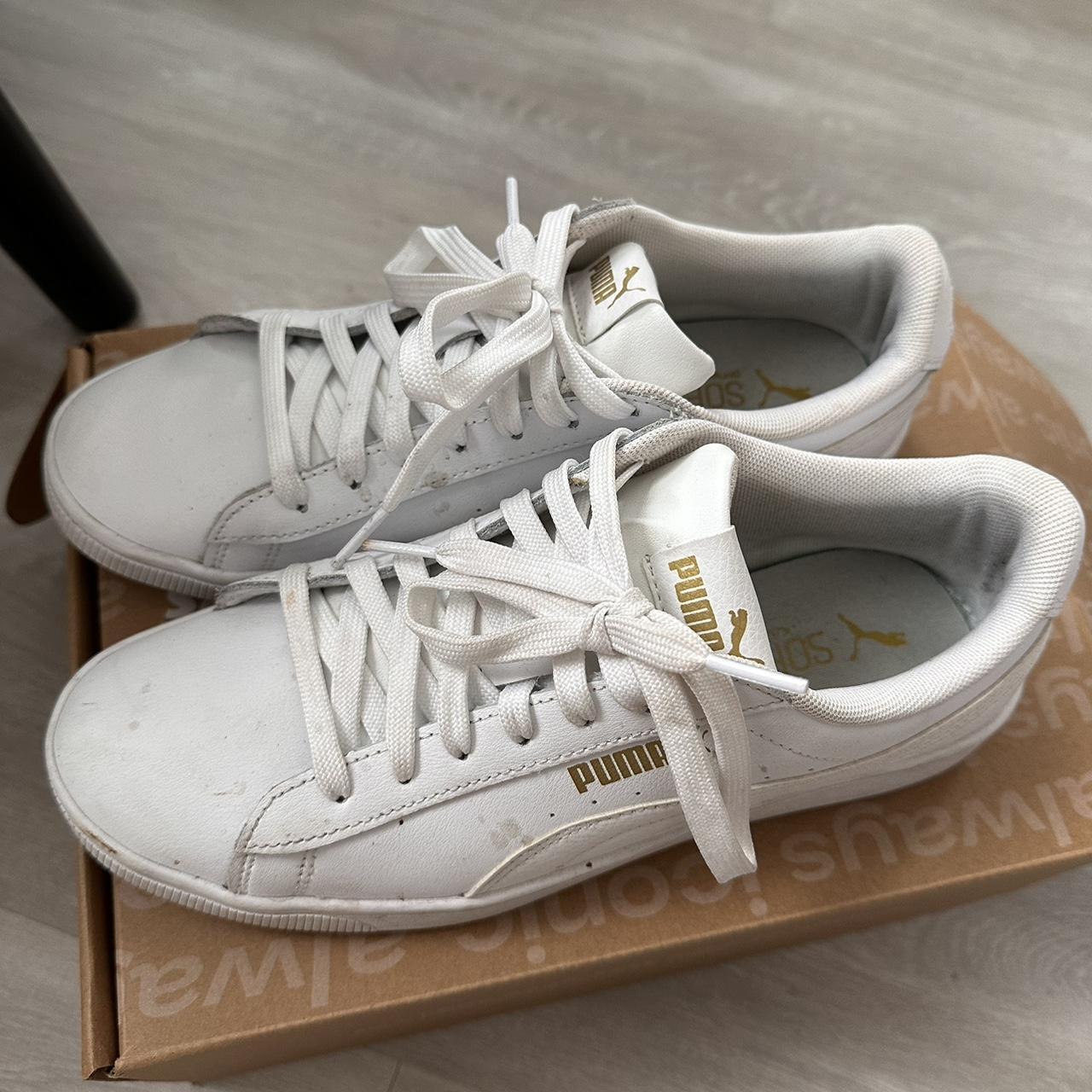 Puma trainers women white online