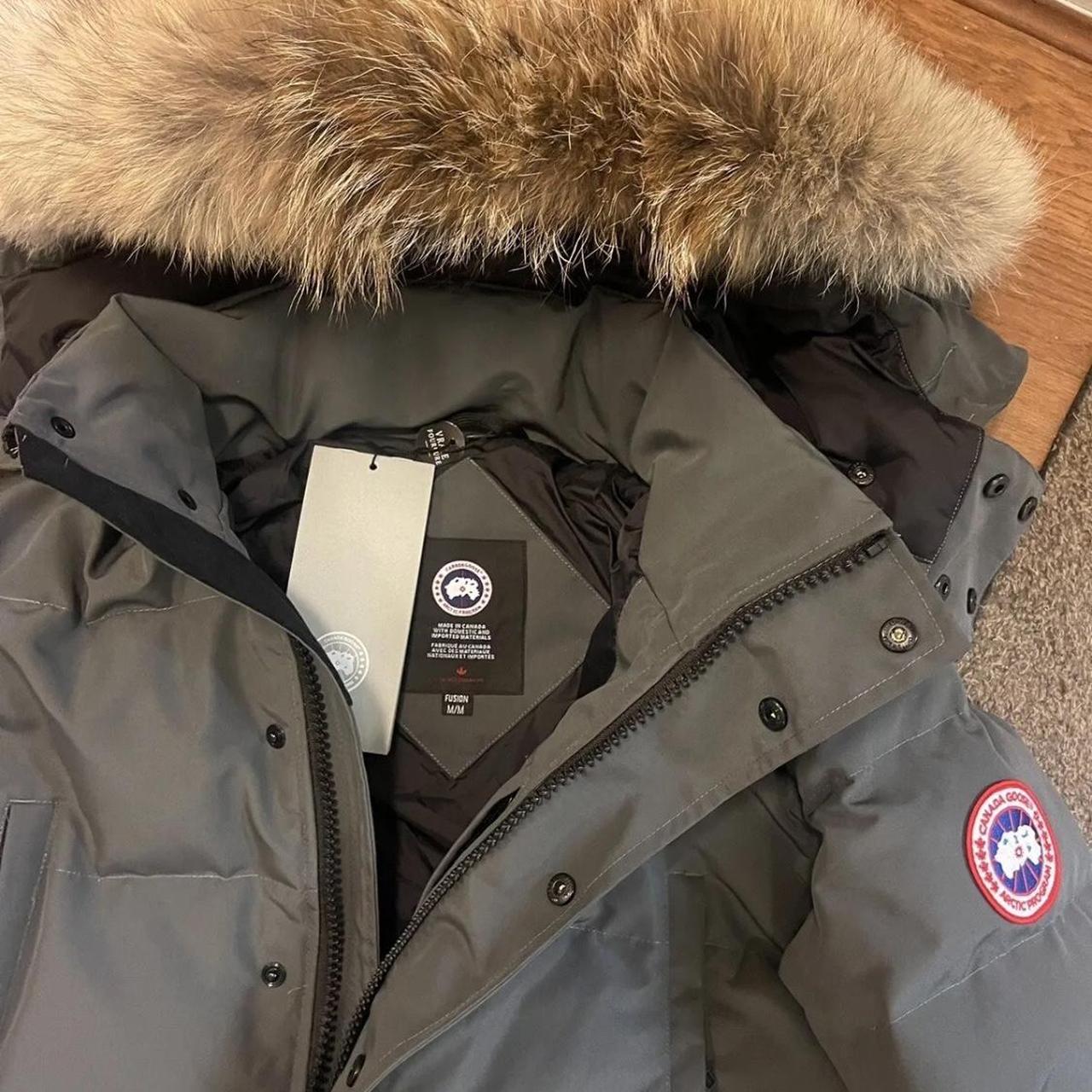 Grey Canada goose jacket size M new with tags - Depop