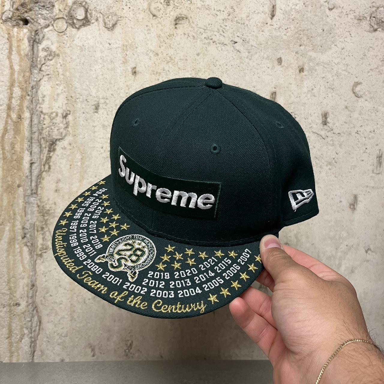 Supreme Undisputed Box selling Logo New Era Fitted Hat