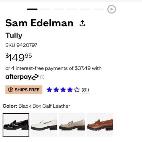 Sam on sale edelman afterpay