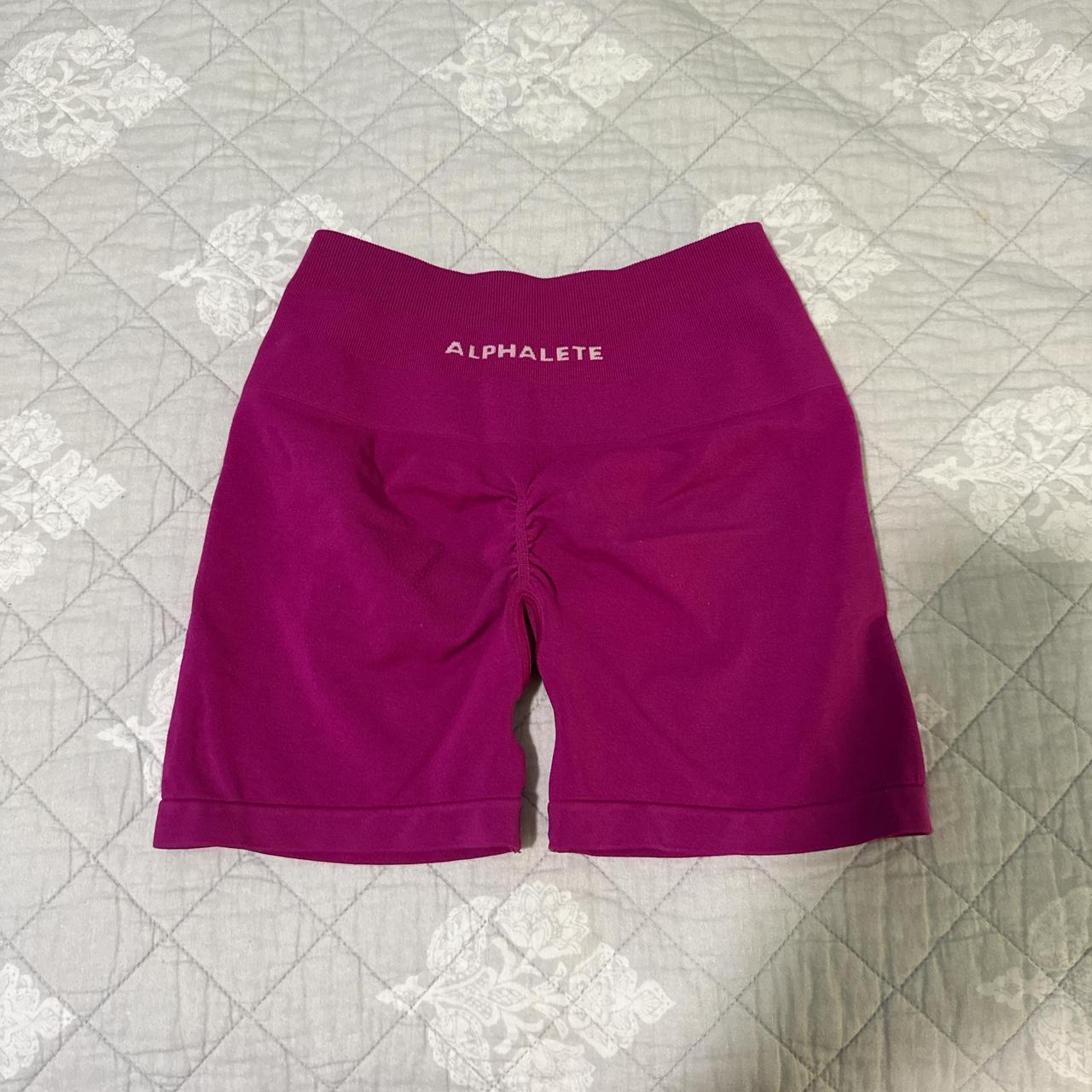 Hot pink workout shorts on sale