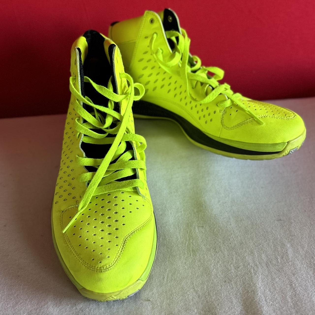 Bright Neon Yellow Mi Adidas D. Rose Men s. Depop