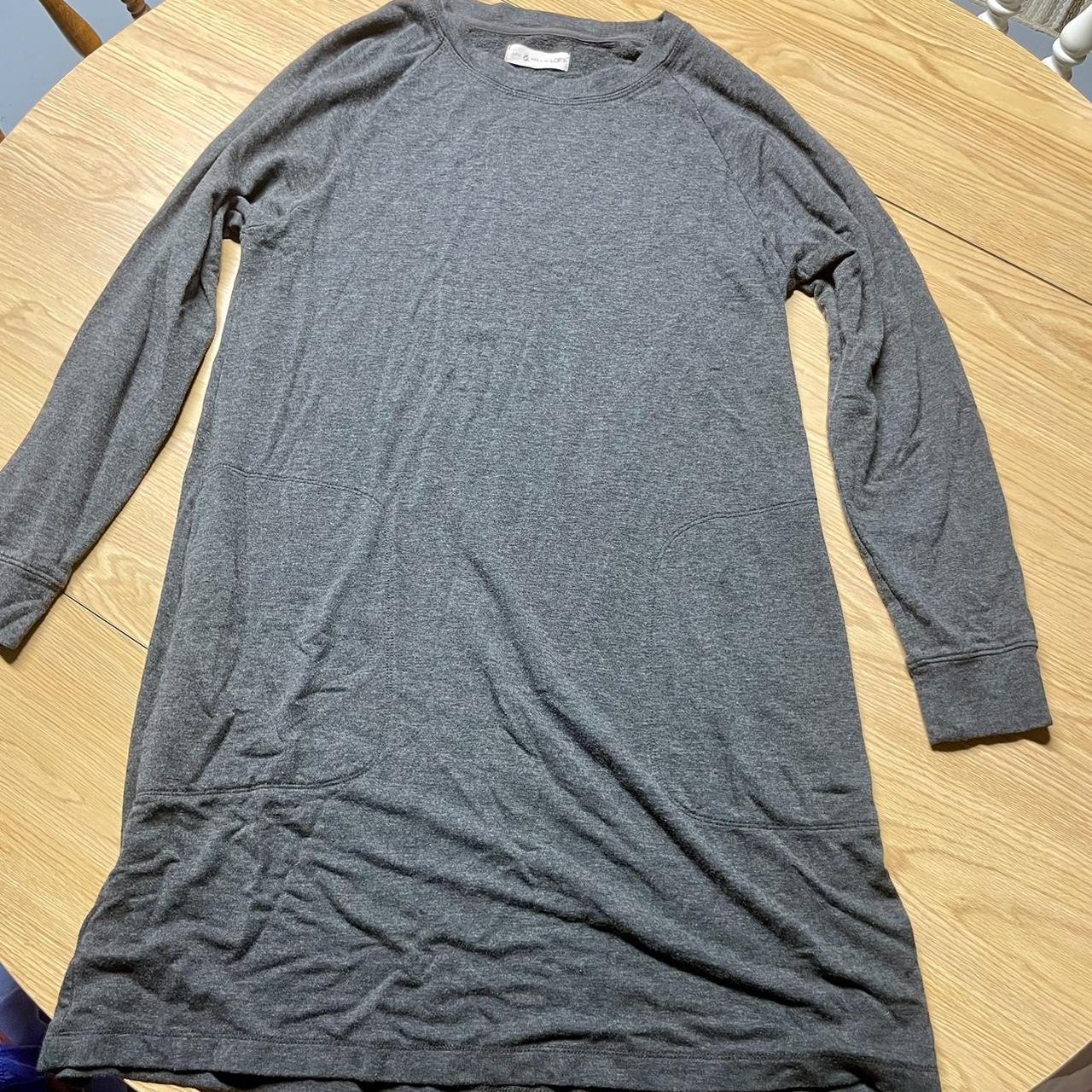 Lou Grey for Loft gray sweater dress size