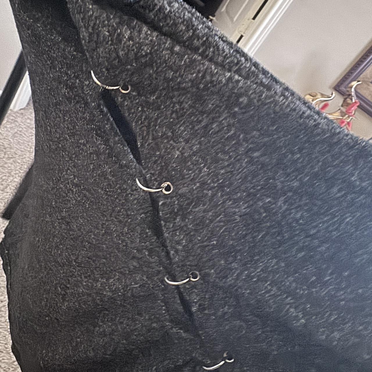 Lee Women's T-shirt - Grey/Black - XL – Grey long… - image 5