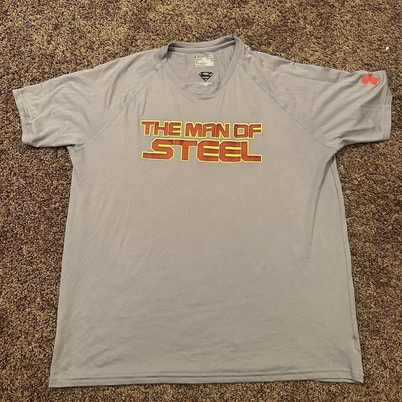 Under Armour Man of Steel Superman DC Shirt Mens