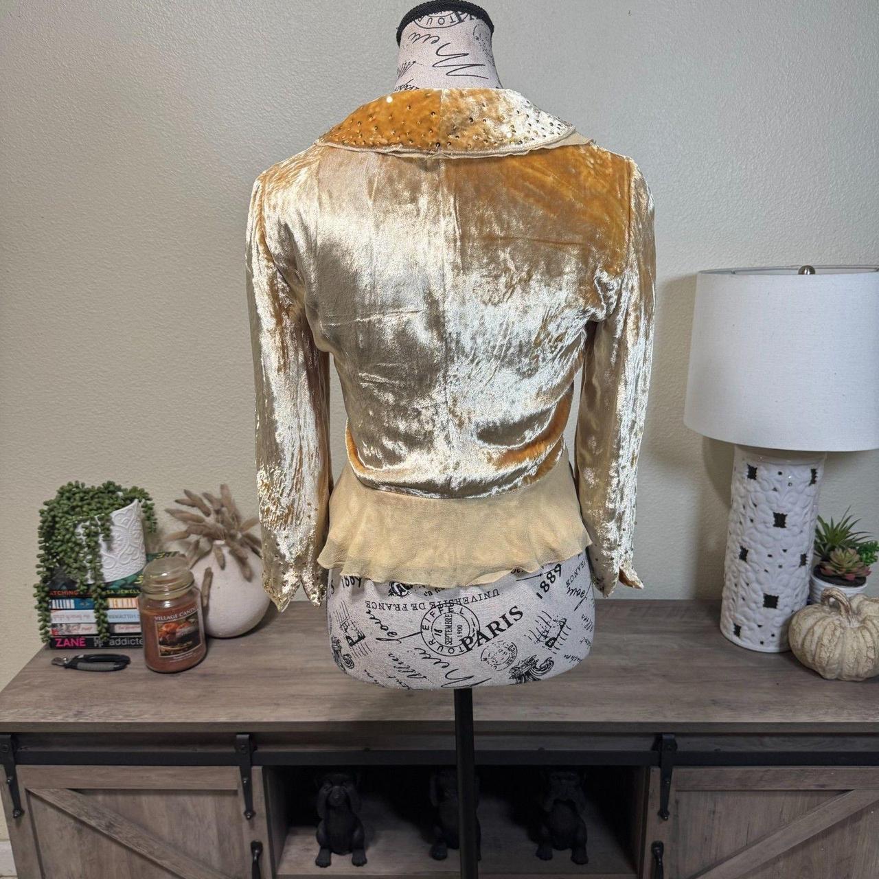 Bebe Women's Lightweight Jacket Jacket - Gold - 4… - image 5