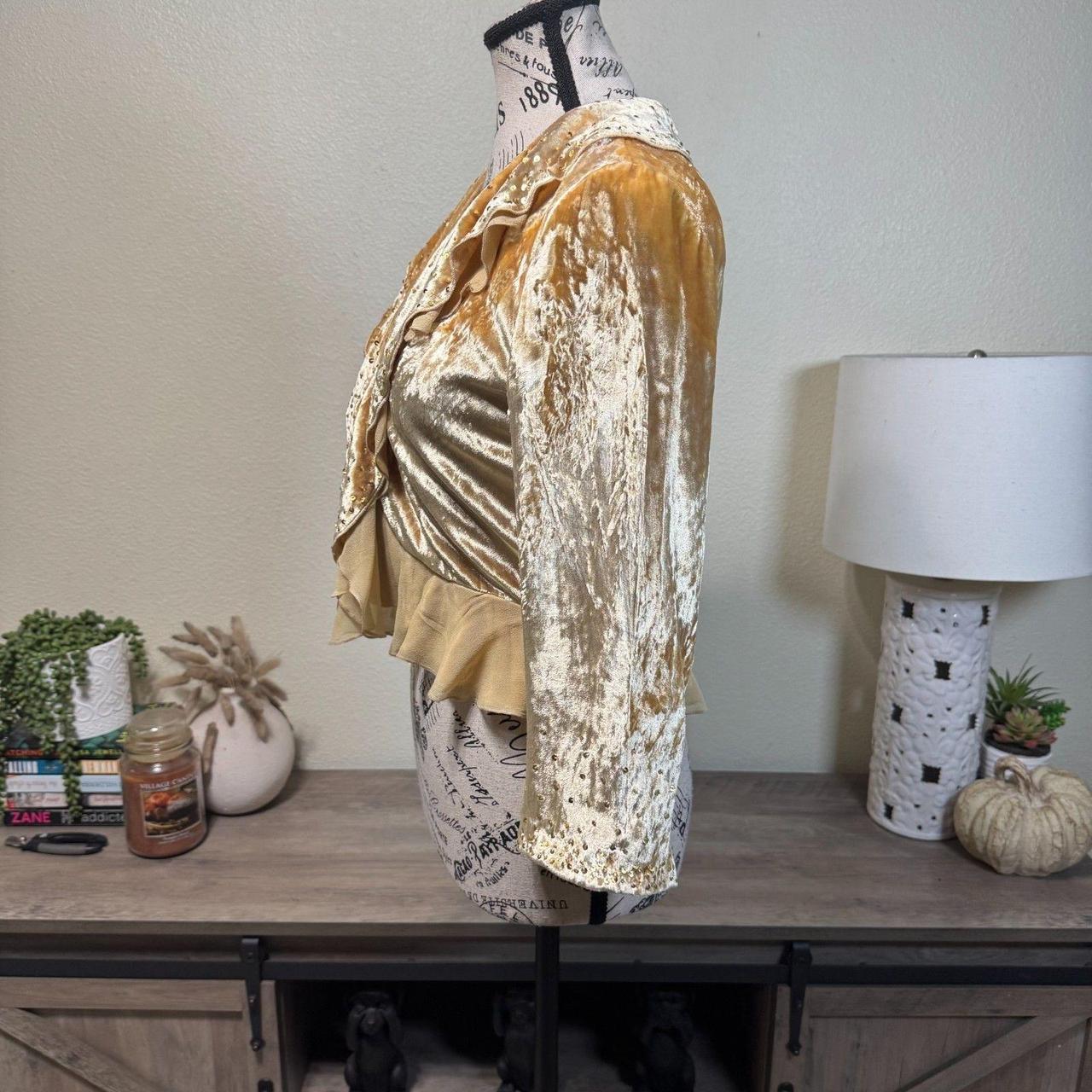 Bebe Women's Lightweight Jacket Jacket - Gold - 4… - image 3