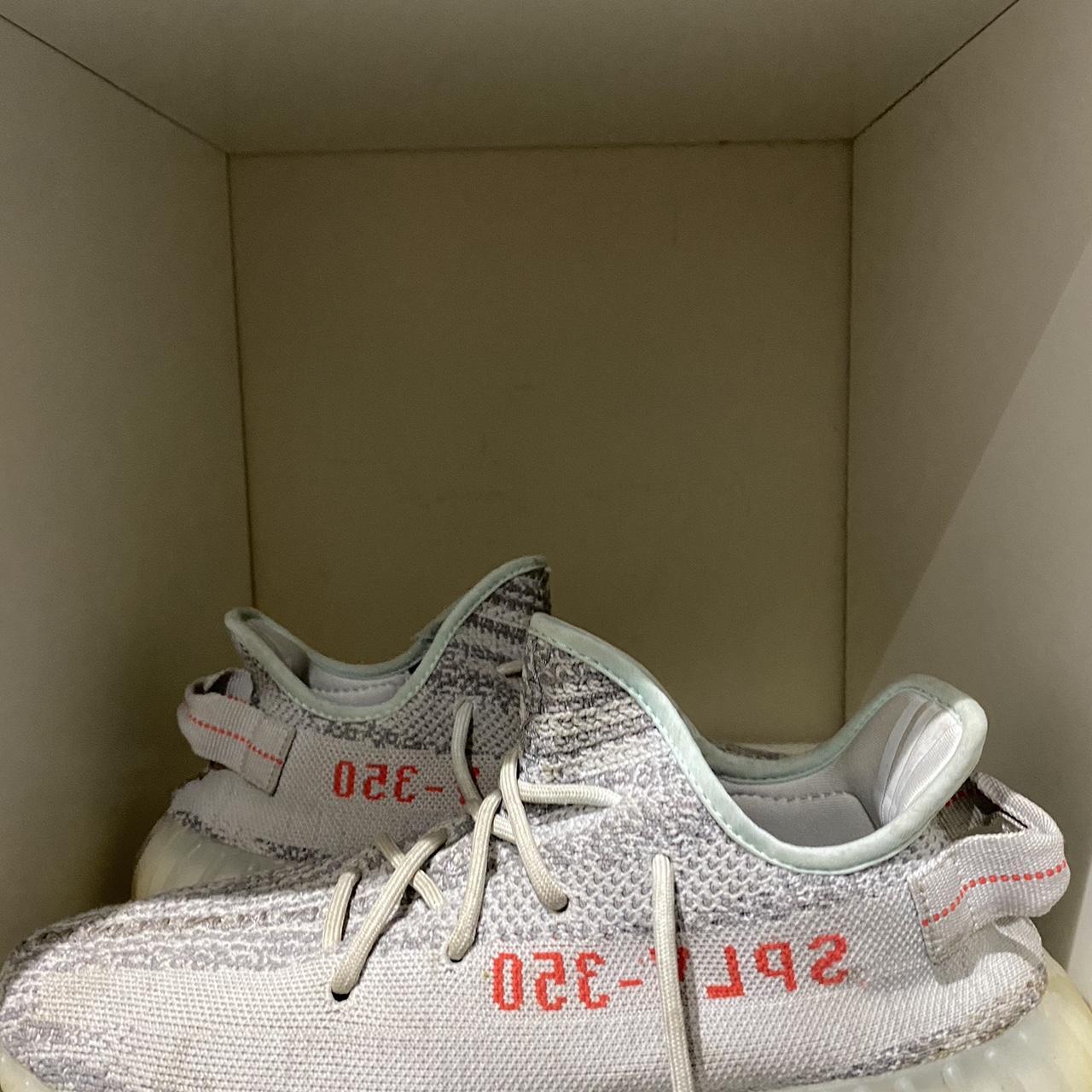 Yeezy Blue Tints Size Used Has Small Dirt Depop