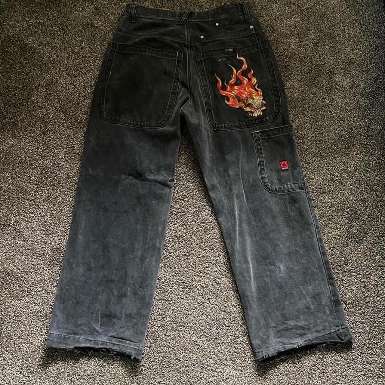 Jnco flame skull DO NOT BUY CHECK BIO - Depop