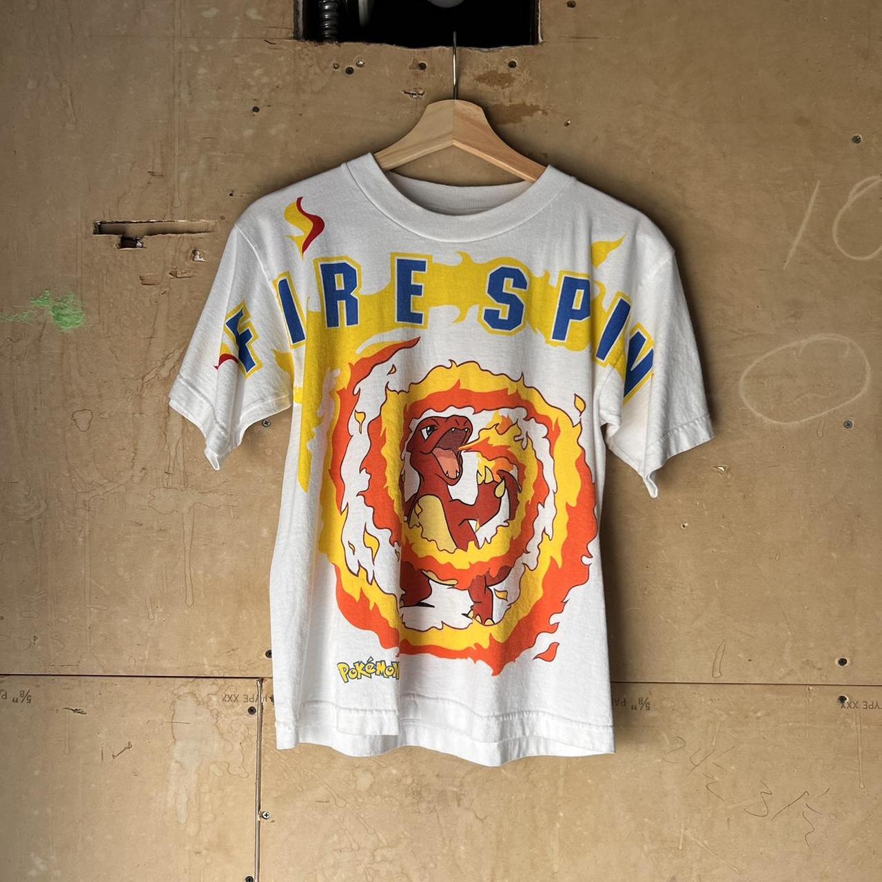 🐉 Charmeleon # 05 fire spin vintage tshirt | Depop