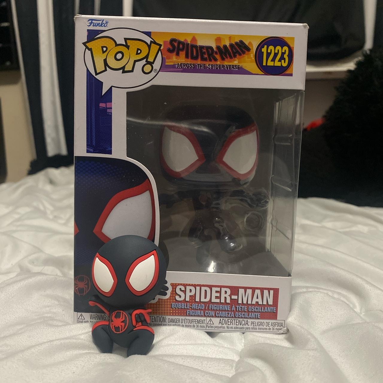 spider man funko pop and magnet - Depop