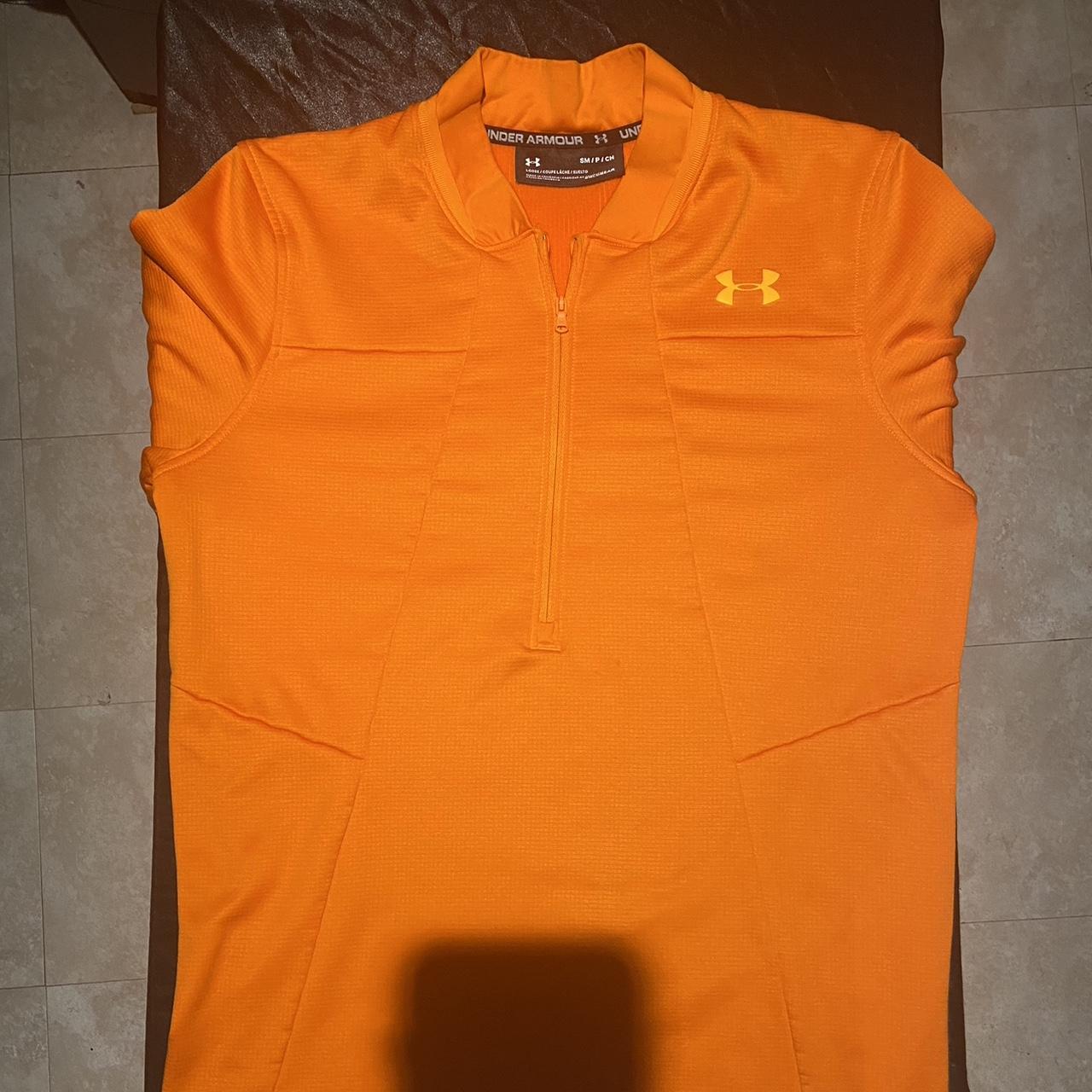 Under armour orange coldgear hotsell