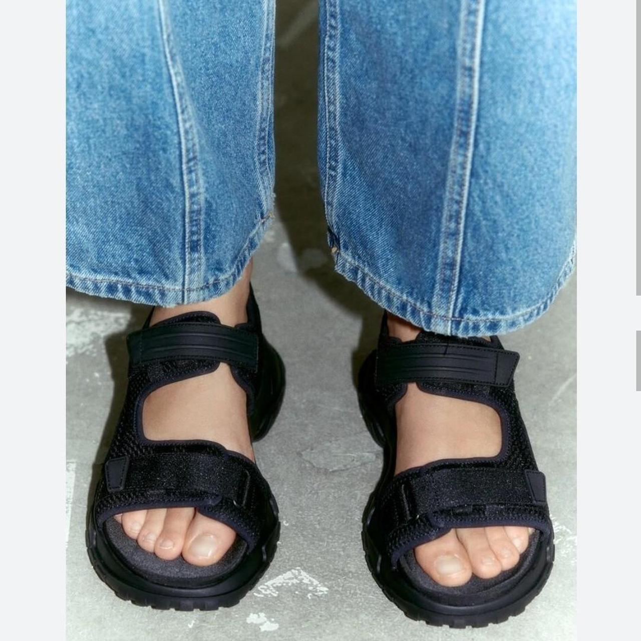 ZARA SPORT SANDALS SIZE Sports sandal with Depop