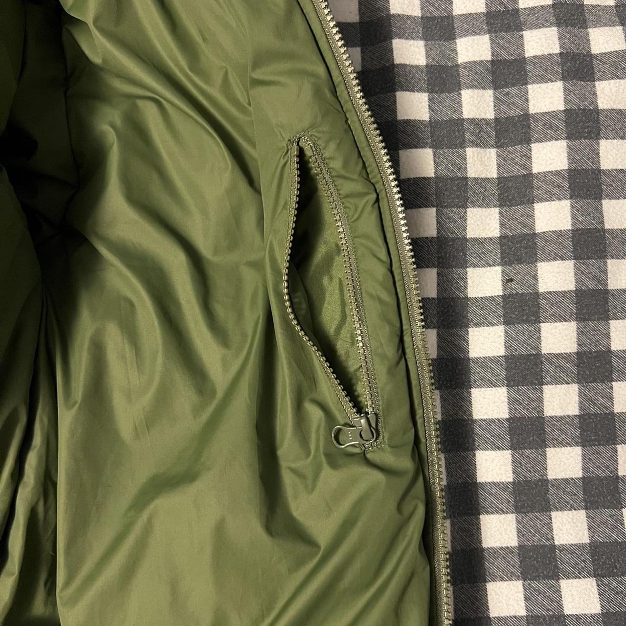 Supreme Bonded Logo Puffy Jacket Olive