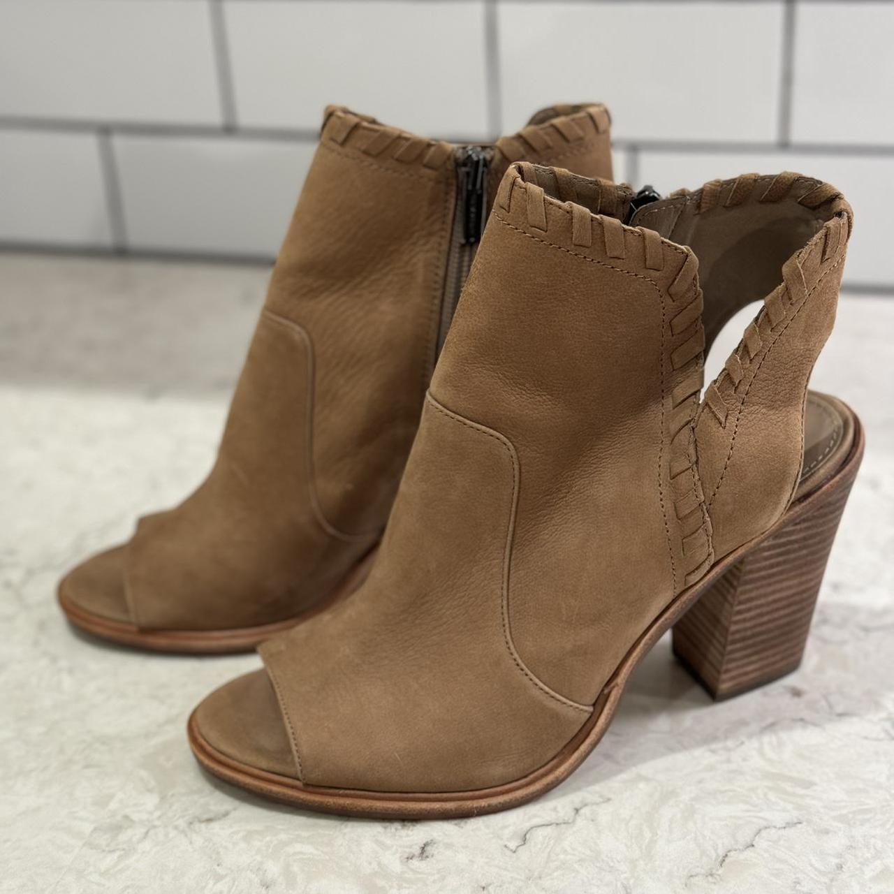 Vince camuto outlet open toe boots