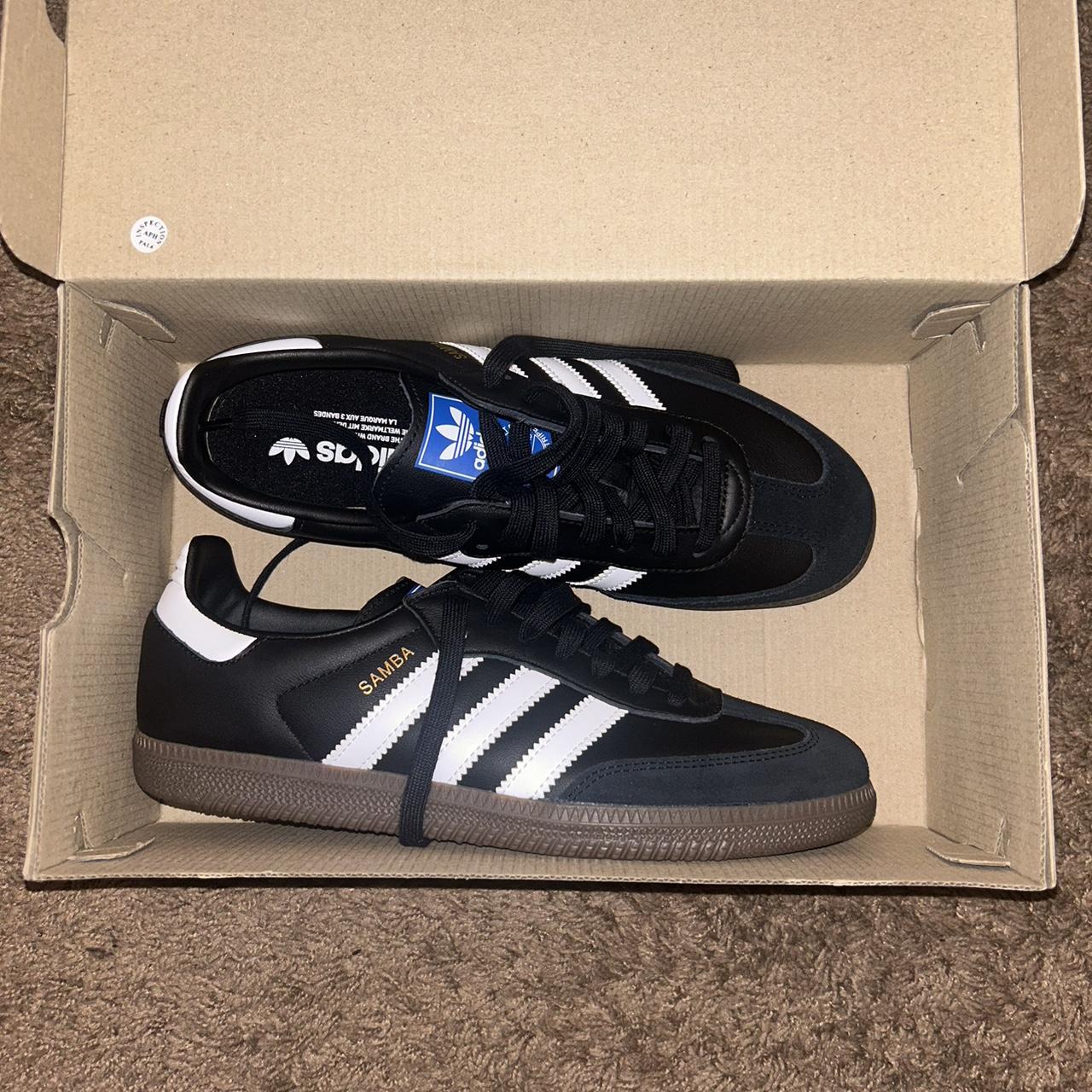 Adidas Men's Black and White Trainers