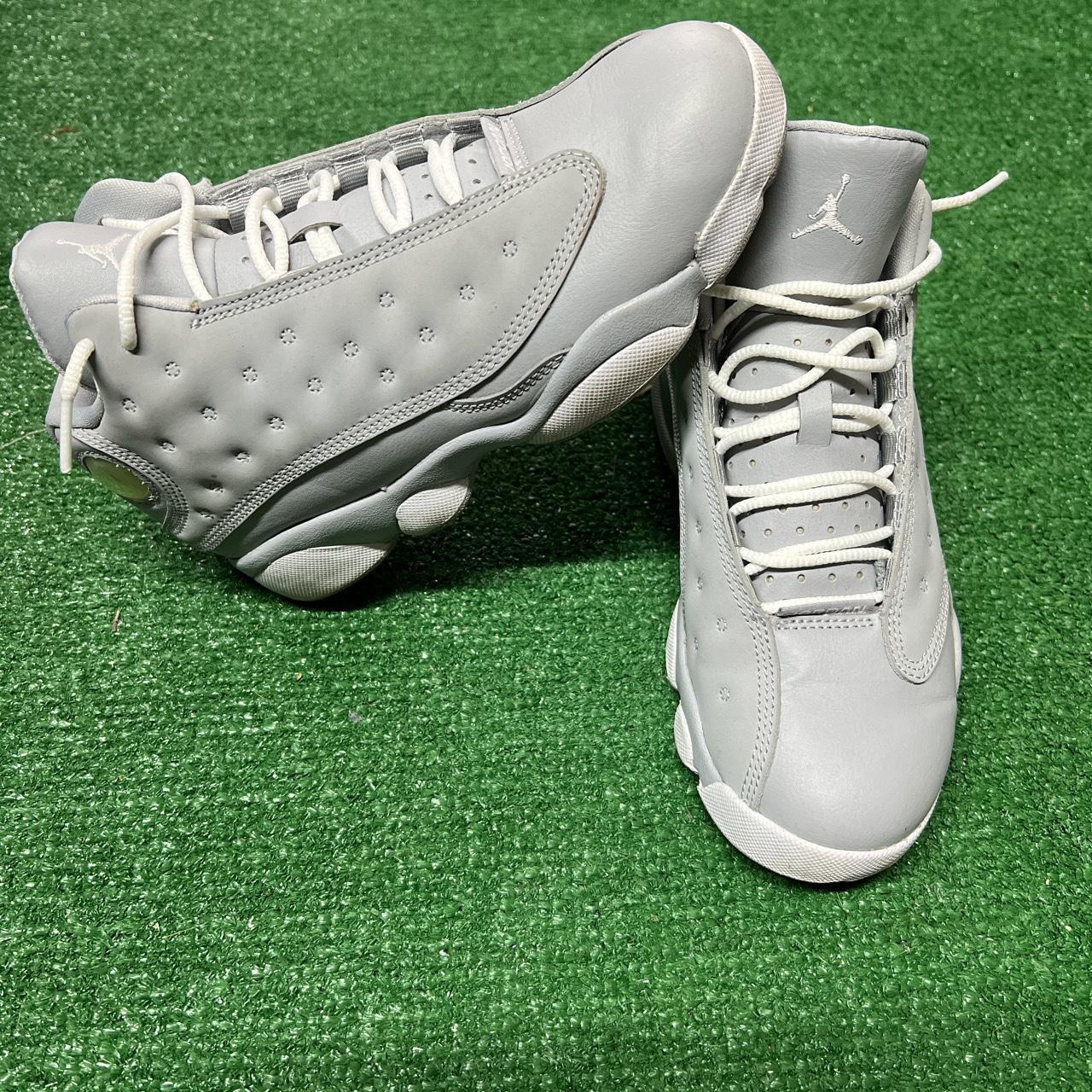 Air jordan 13 gs wolf grey deals