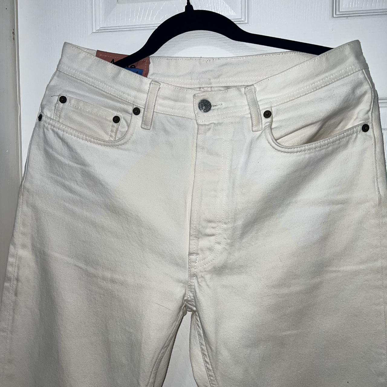 Acne Studios Denim Jeans DISCOLORED/ STAINED Outseam... - Depop