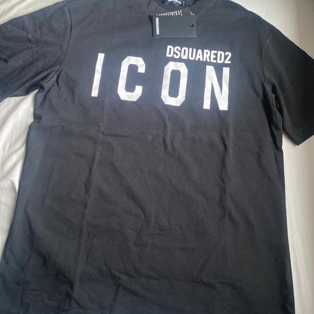 Black icon T-shirt Size men's m Never worn - Depop