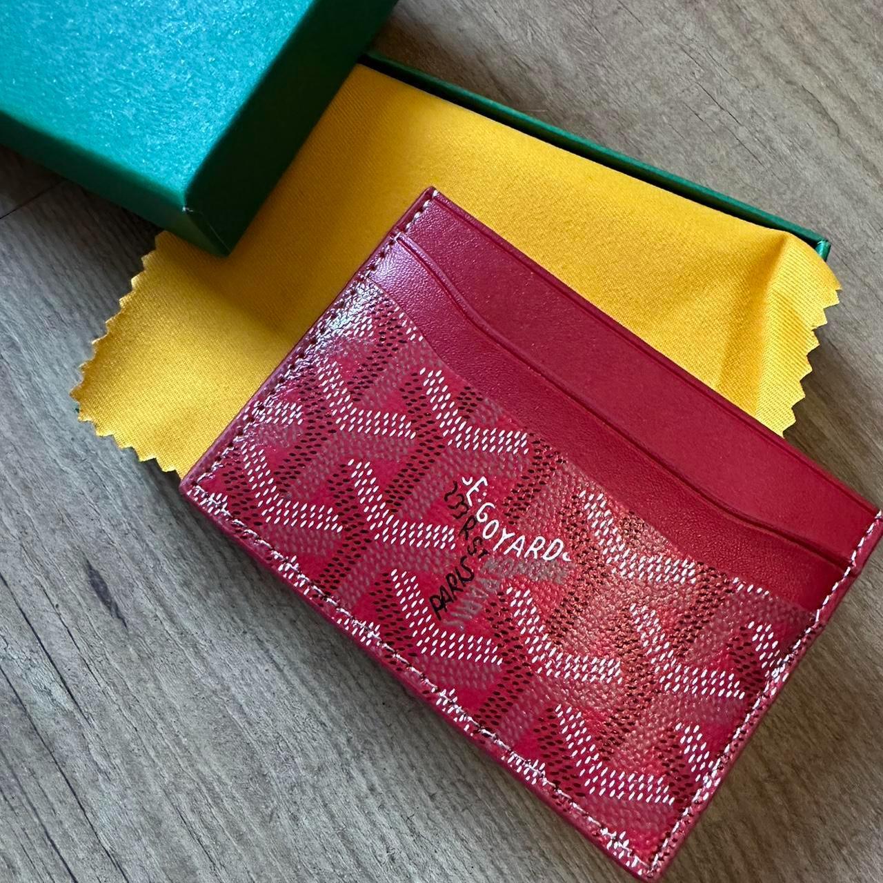 Red Goyard Wallet Brand new With Box Depop