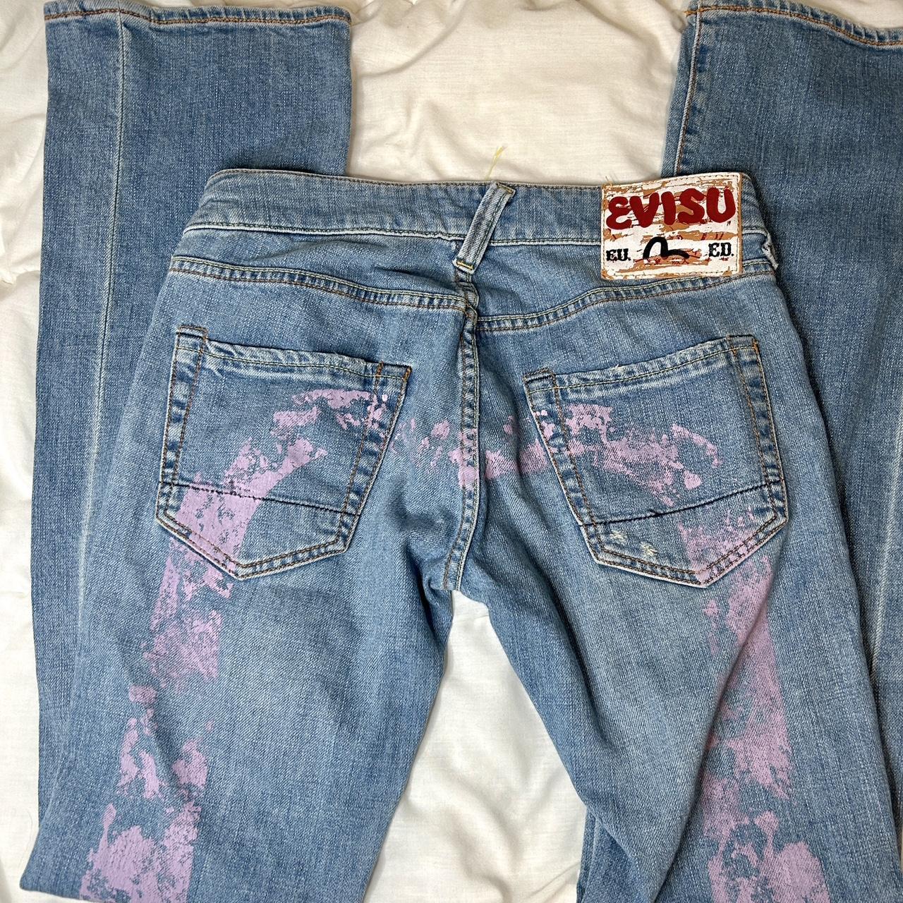 🦋custom painted Louis Vuitton jeans. 🦋 Painted on - Depop