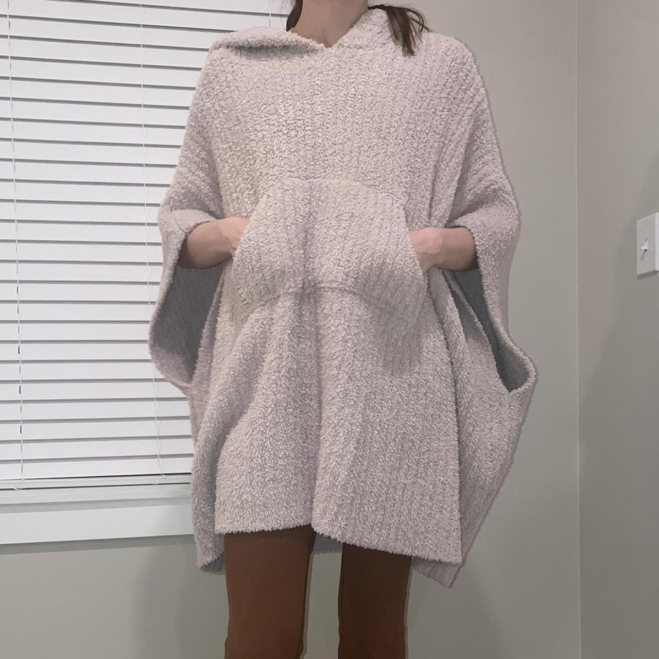 Barefoot dreams poncho one size, super cozy MSRP $ 150 - Depop