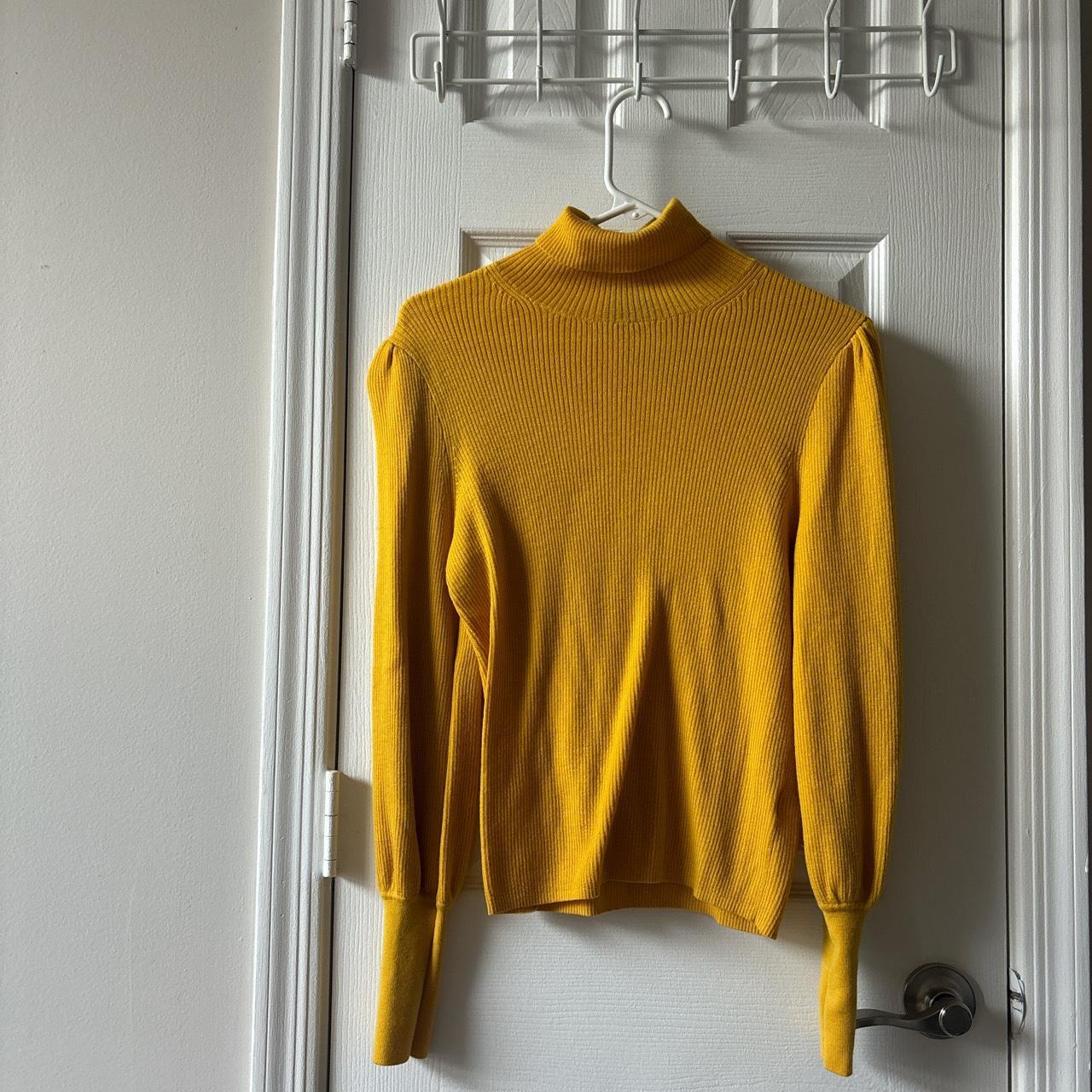 J crew balloon outlet sleeve turtleneck sweater