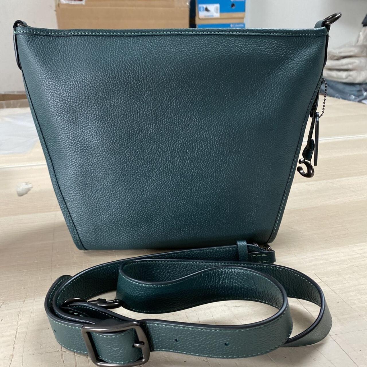 Coach small leather online dufflette bag