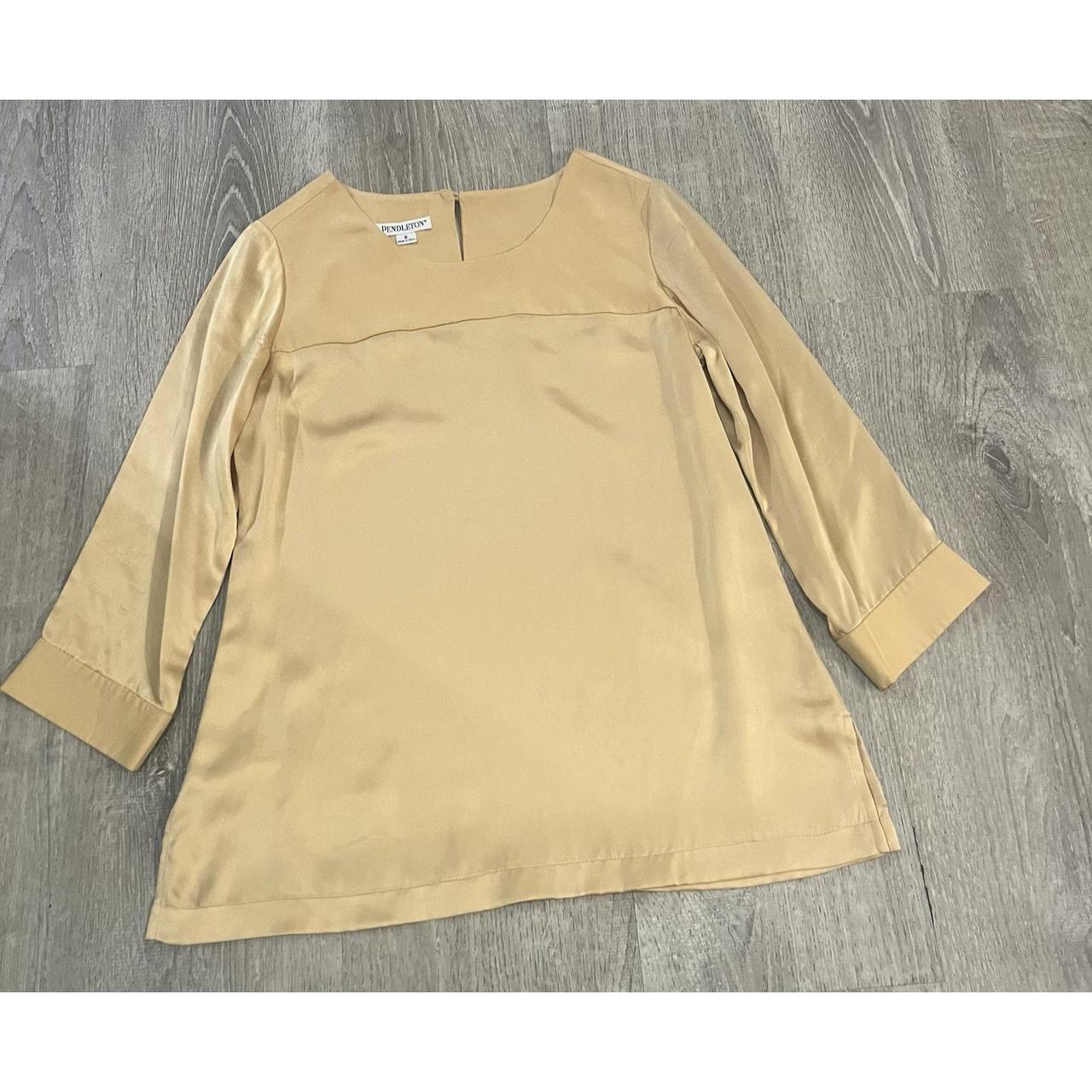 Pendleton Women's Blouse - Gold - 6 – Pendleton S… - image 1