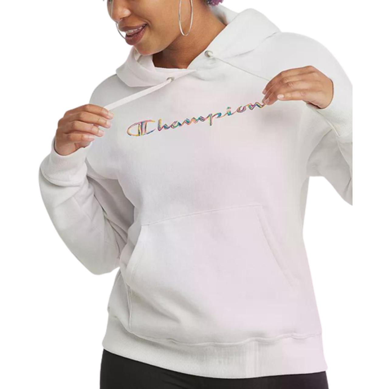 White champion hot sale powerblend hoodie