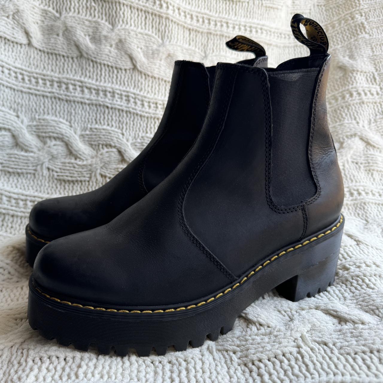 Chelsea steel toe Doc Martens Size 10 women’s Only... | Depop