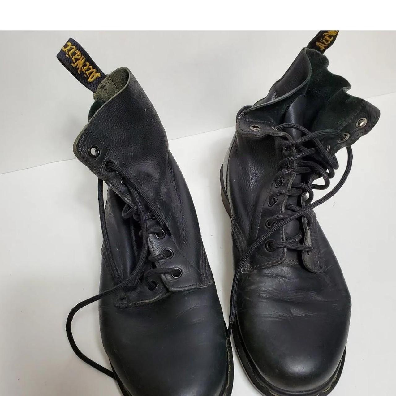 VINTAGE DR MARTENS Leather Lace Up Boots Missing... - Depop