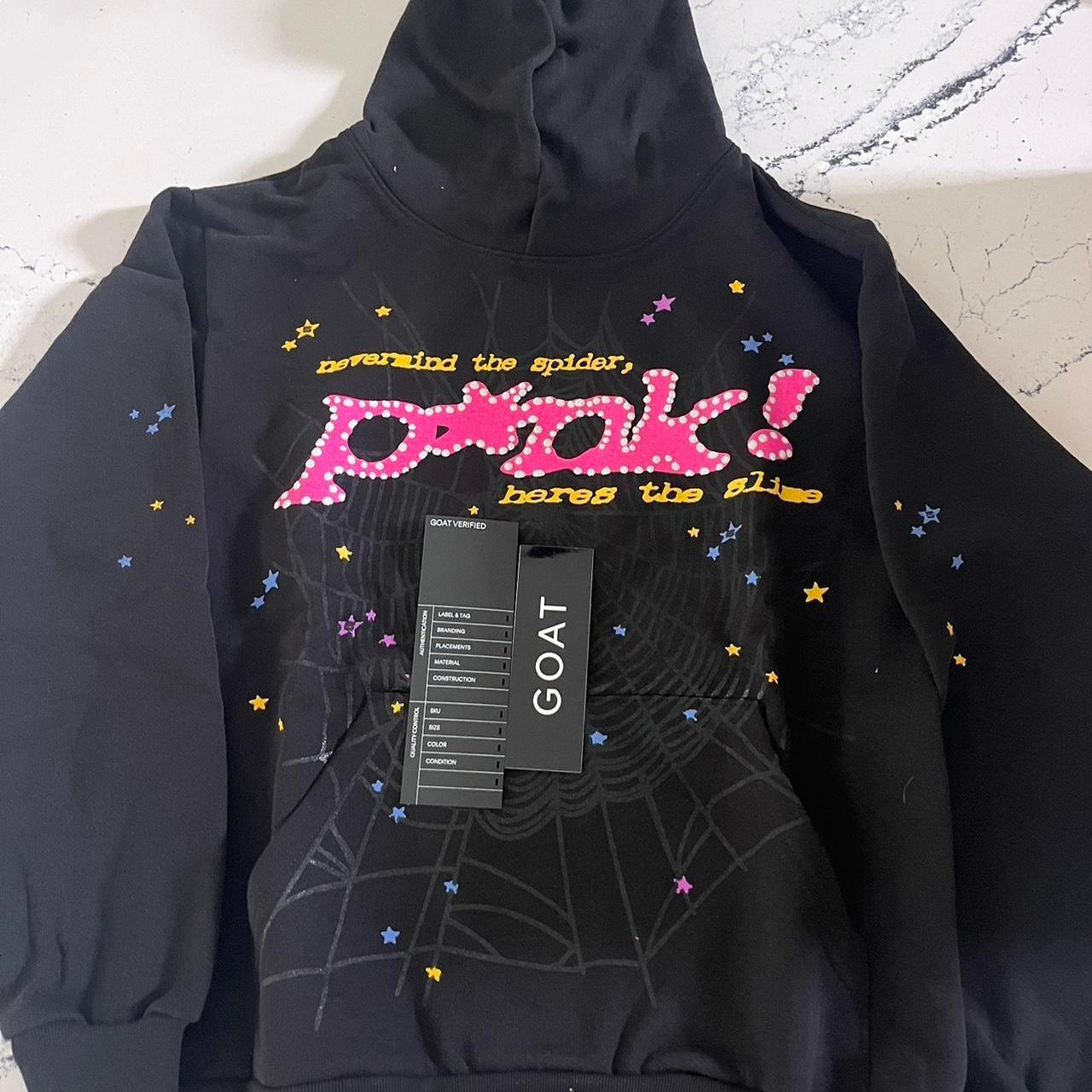 Brand new pink sp5der hoodies multiple sizes never... - Depop