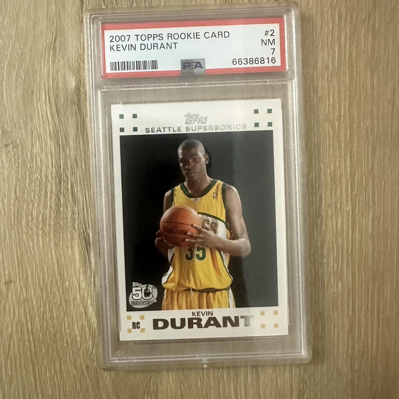 topps chrome kevin durant rookie card