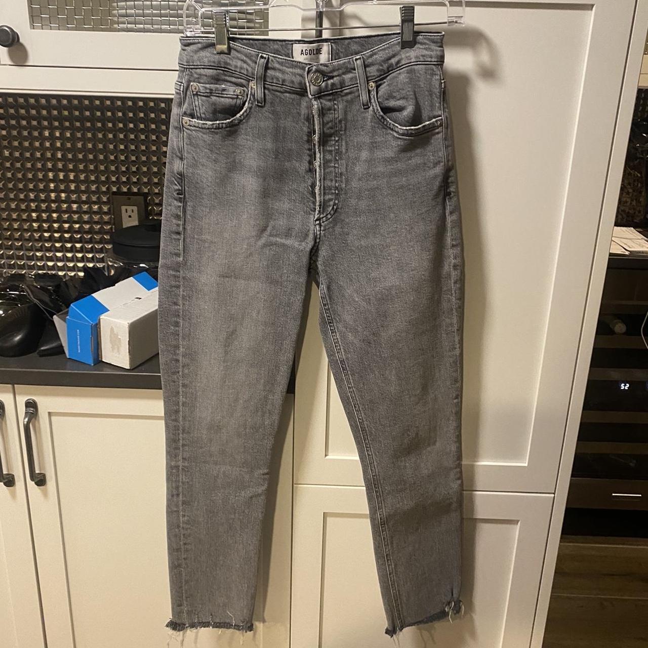 AGOLDE Grey Denim Jeans Size 27 really good Depop