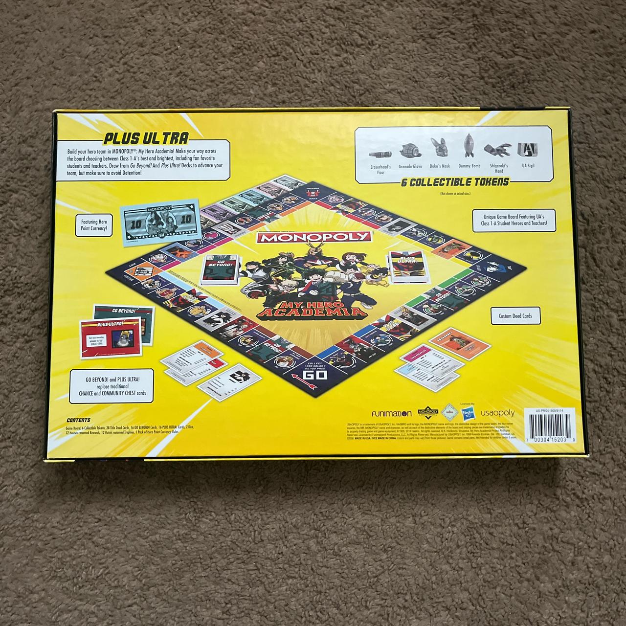 My Hero Academia Monopoly Board Game Brand new Let... Depop
