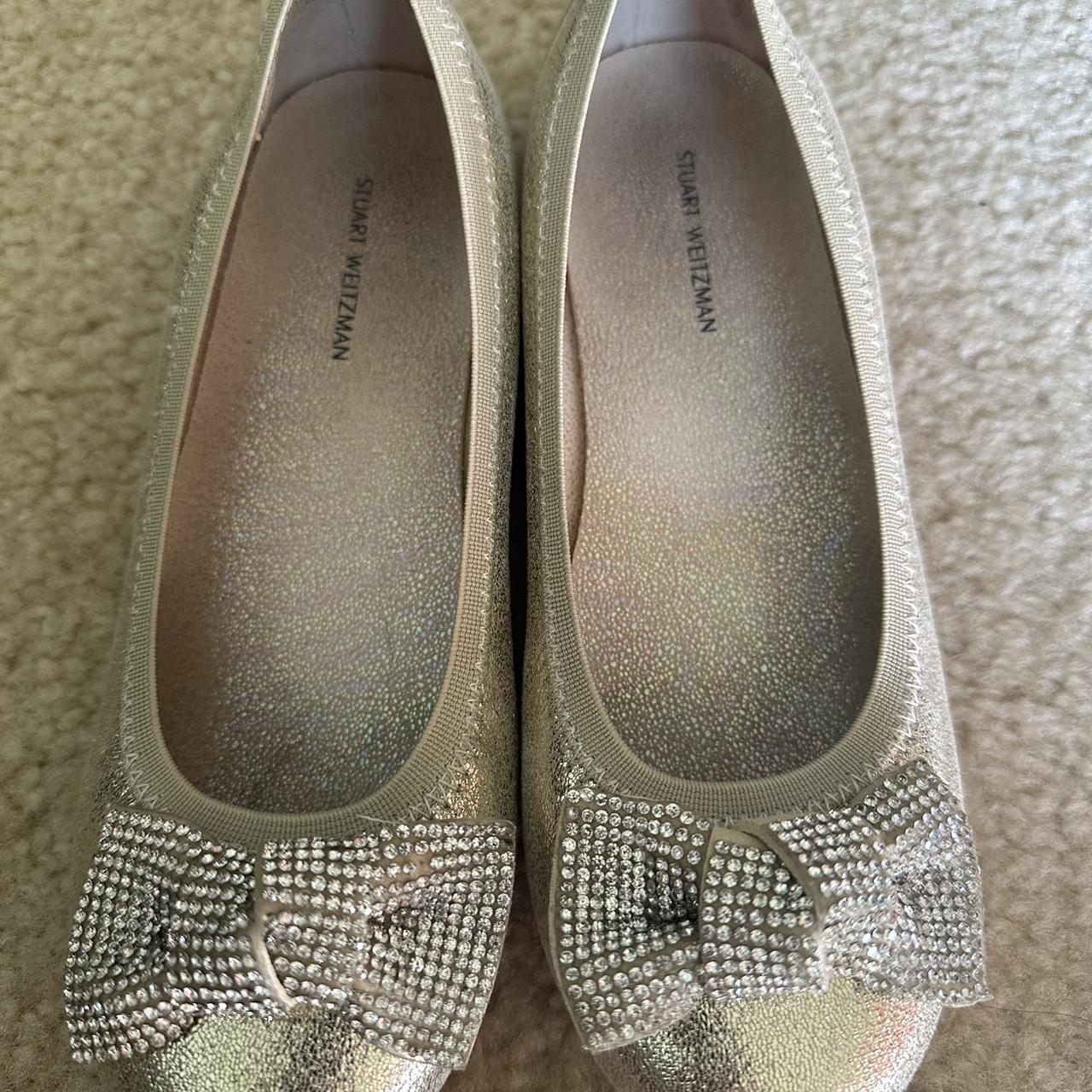 Stuart Weitzman Fannie Glitz Ballet Flat, Youth