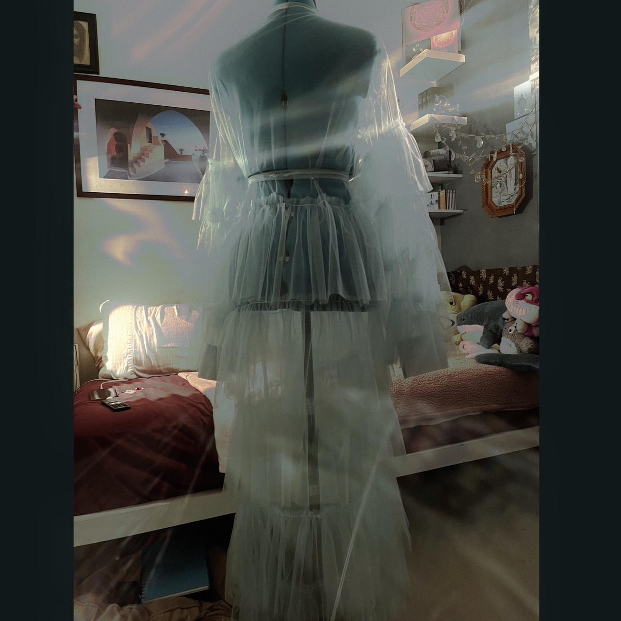 House of Aris translucent frilly robe 🐠🌏🪼 Need a... | Depop